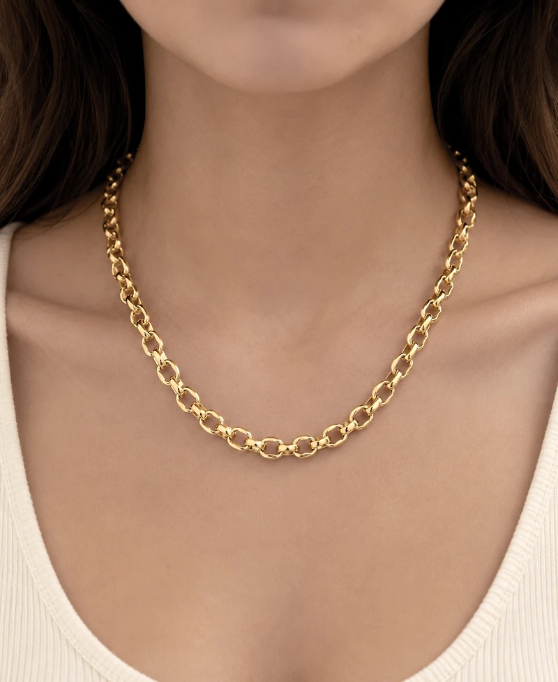 And Now This Silver, Gold Lobster Clasp Closure Chain Necklace