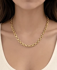 And Now This Silver, Gold Lobster Clasp Closure Chain Necklace