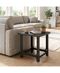 Mecale Set of 2 18.5 Slatted Adirondack Side Tables, Each Holds 315 lbs
