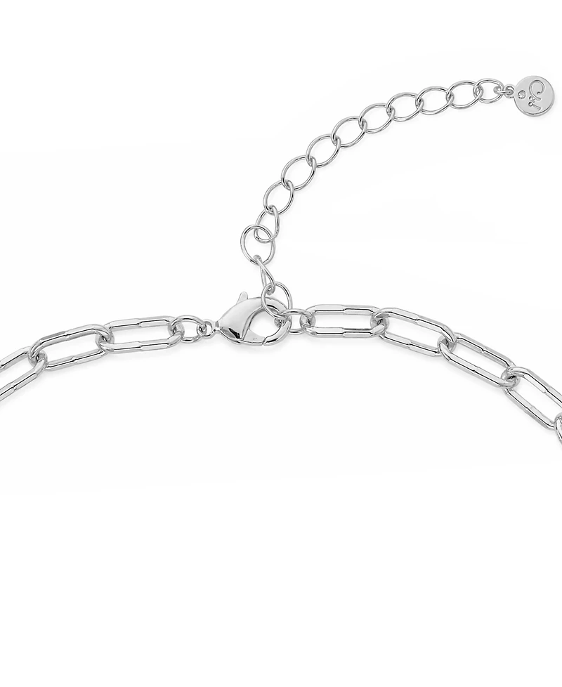 And Now This Silver-Plated or 18K Gold-Plated Chunky Chain Necklace