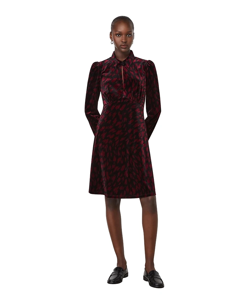 Finery London Women's Capri Animal Print Knee Length Dress