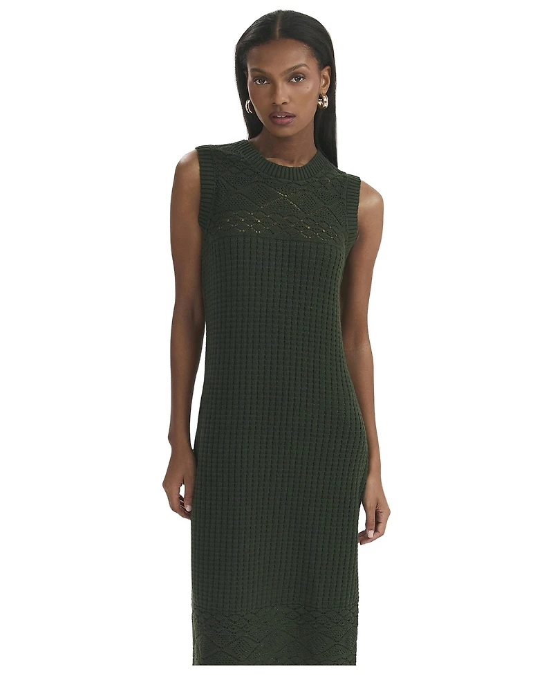 Finery London Women's Ravi Crochet Midi Dress