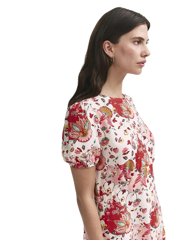 Finery London Women's Lili Short Sleeve Midi Tea Dress