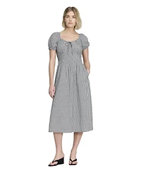 Finery London Women's Kaitlyn Cotton Gingham Midi Dress