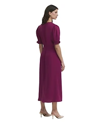 Finery London Women's Mela Chiffon Midi Tea Dress