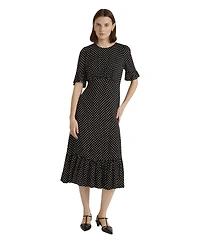 Finery London Women's Sylvie Polka Dot Midi Dress