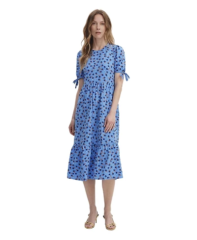 Finery London Women's Jessa Tiered Short Sleeve Midi Dress