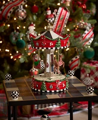 MacKenzie-Childs Patience Brewster Dash Away Christmas Carousel
