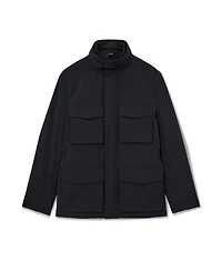 Reiss Men's Glick Hooded Removable Gilet Four-Pocket Jacket