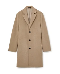 Reiss Men's Knight Single-Breasted Wool-Blend Brushed Overcoat