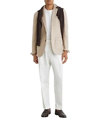 Reiss Men's Pelmet Wool-Blend Herringbone Single-Breasted Blazer