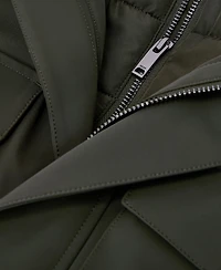 Reiss Men's Glick Hooded Four-Pocket Removable Gilet Jacket