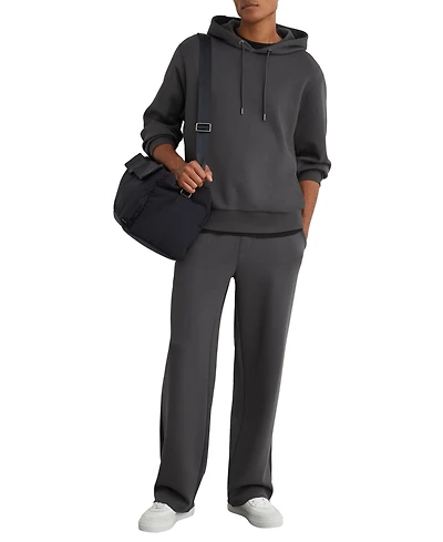 Reiss Men's Falco Premium Interlock Relaxed-Fit Hoodie