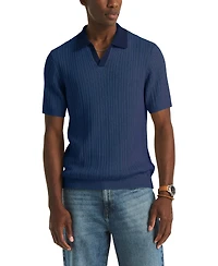 Nautica Men's Textured Short-Sleeve Polo Shirt