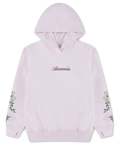 abercrombie kids Girls' 5-16 Embroidered Legging Friendly Hoodie