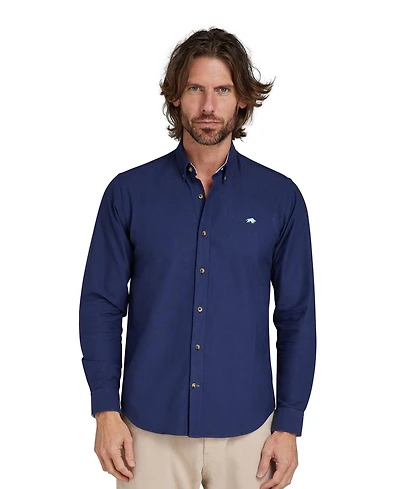 Raging Bull Men's Classic Oxford Long Sleeve Dress Shirts, 2-Pack