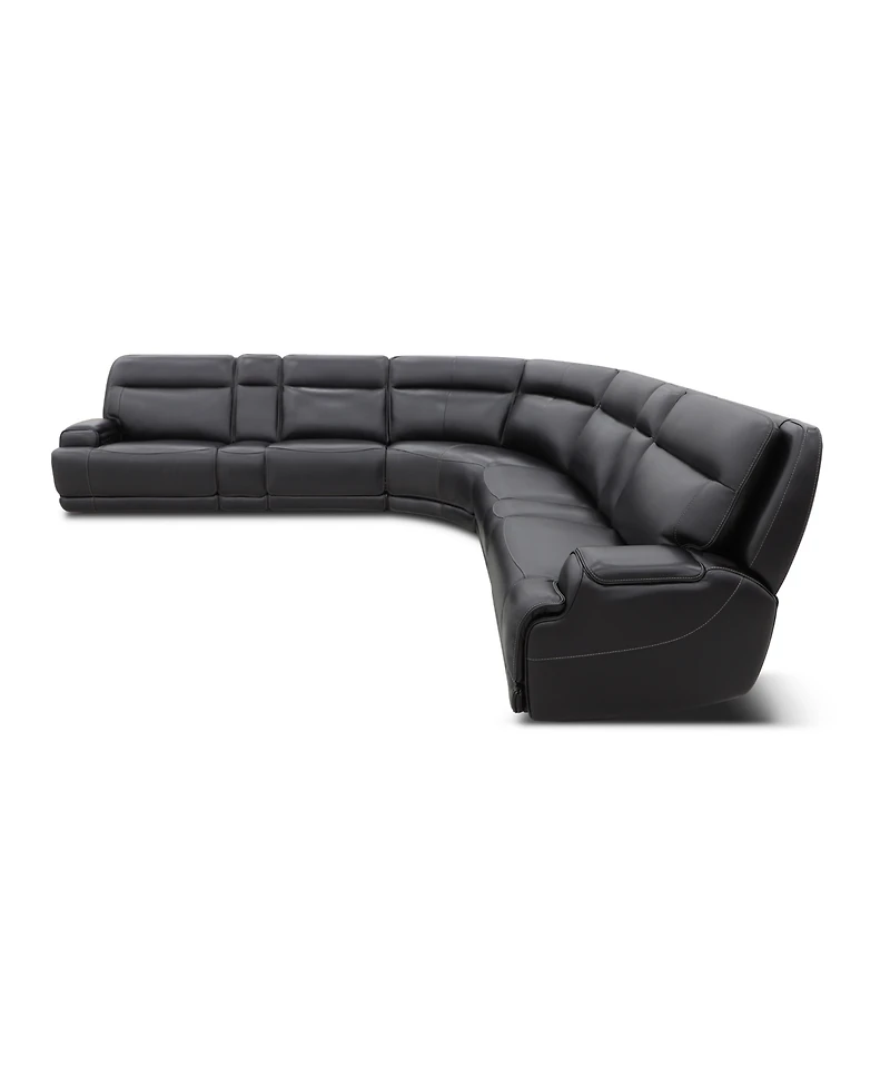 Atlas 7-Piece Triple Power Motion Sectional Sofa, Macy's Exclusive