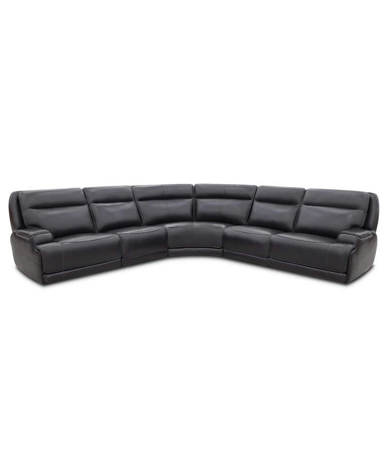 Atlas 5-Piece Triple Power Motion Sectional Sofa, Macy's Exclusive
