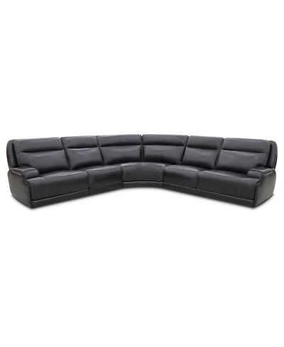 Atlas 5-Piece Triple Power Motion Sectional Sofa, Macy's Exclusive