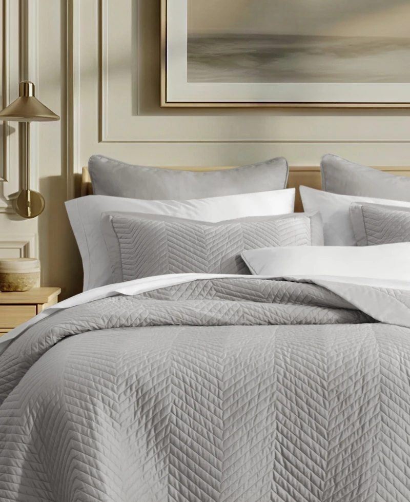 Harbor House Liam Hotel Cotton Sateen 3-Piece Quilt Set, King