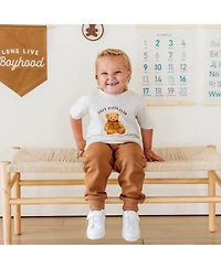 Sweet Wink Toddler Boys (2T-4T) Cozy Teddy Short Sleeve T-Shirt