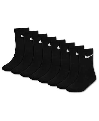 Nike Boys' and Girls' 5-7 Crew Socks, 8-Pack