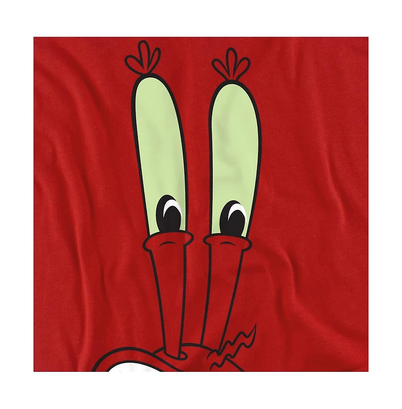 SpongeBob SquarePants Men's Mr. Krabs Smile Face T-Shirt