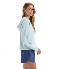 Salt Life Women's Mahi Bloom Cropped Hoodie