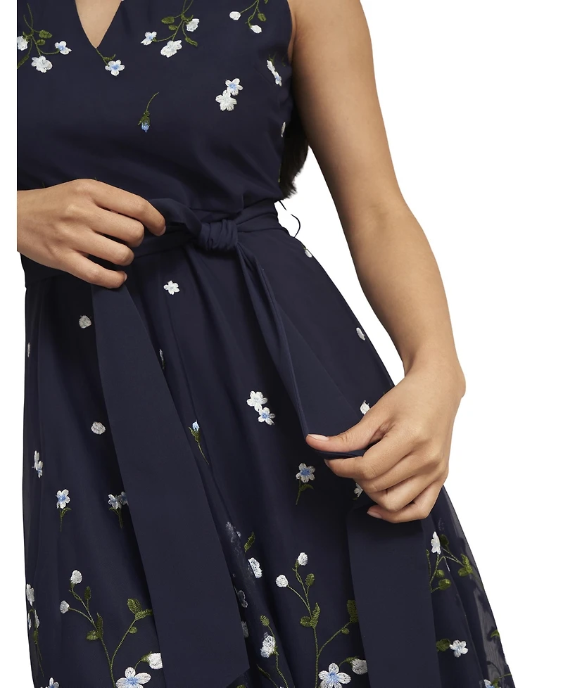 Hobbs London Women's Aria Embroidered Dress