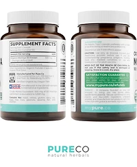 Pure Co Moringa Leaf Supplement, High Potency Moringa Leaf Extract, , Non-gmo, 60 Capsules
