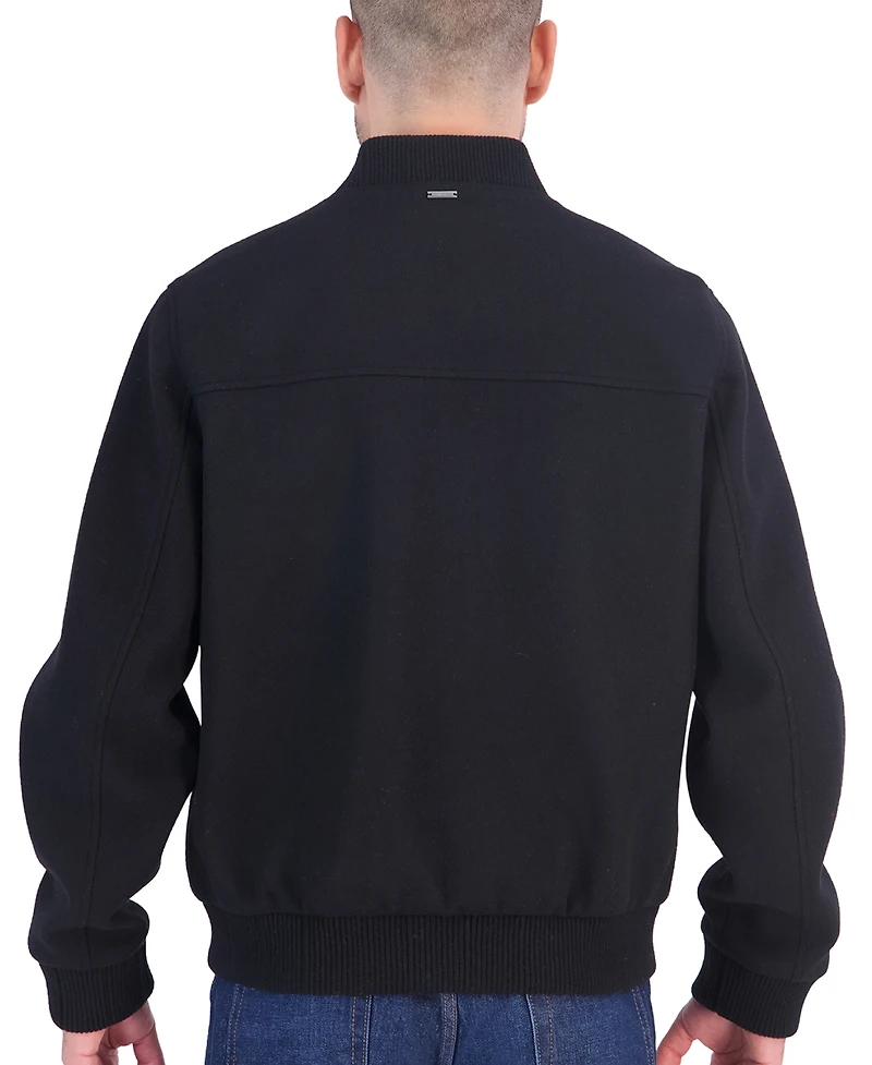 Calvin Klein Men's Wool Bomber Jacket