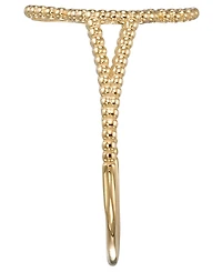 Italian Gold Four Leaf Clover Ring in 10k Yellow Gold