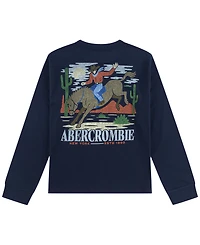 abercrombie kids Boys' 5-18 Long-Sleeve Cowboy T-Shirt