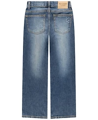 abercrombie kids Boys' 5-18 Oil Splatter Straight Leg Jeans