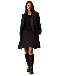 Calvin Klein Women's A-Line Twill Knee-Length Skirt