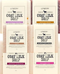 Lovery 6 Piece Goat Milk Soap Bars Set