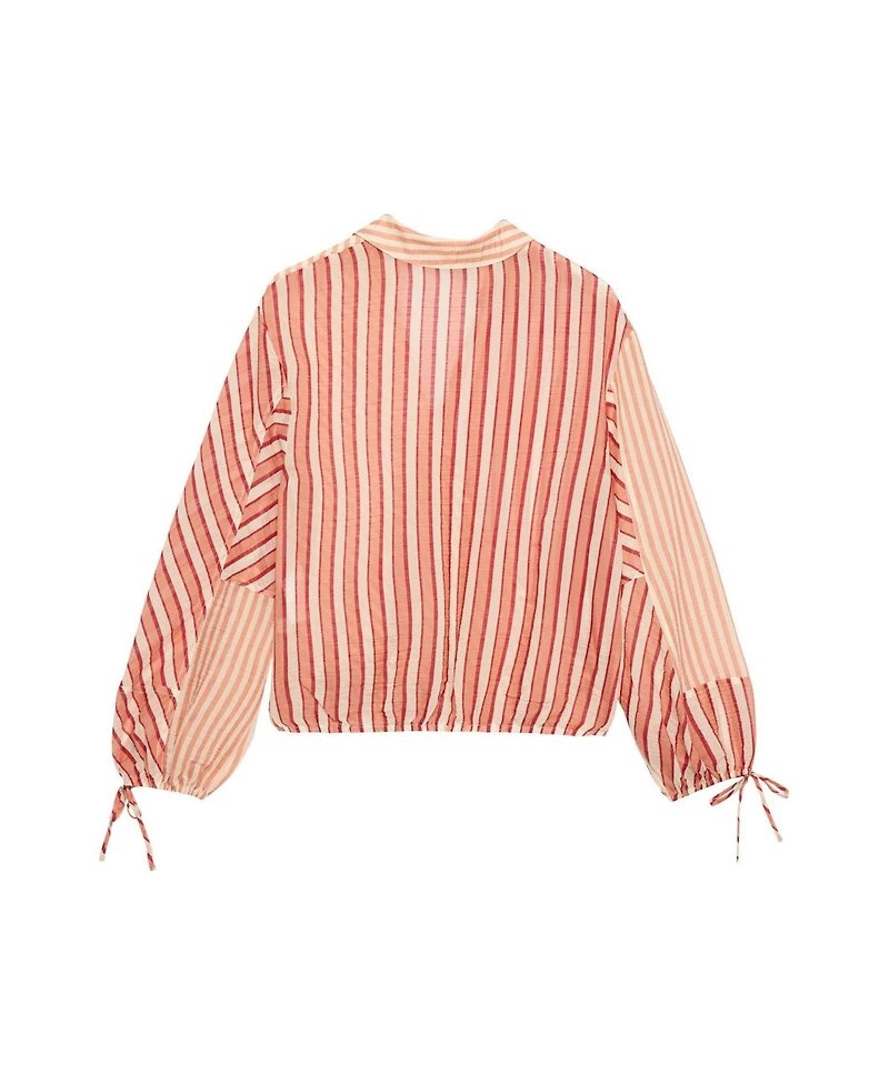 Mint Velvet Women's Striped Wrap Shirt