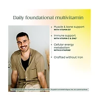 MegaFood One Daily Iron Free Multivitamin for Women and Men, Bone and Immune Support, 90 Ct