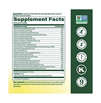 MegaFood Advanced Multivitamin for Men 40+ with Choline, Methyl B12, Methylfolate, Vitamin C and D3 and Zinc
