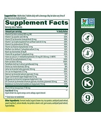 MegaFood Advanced Multivitamin for Men with Choline, Methyl B12, Methylfolate, Vitamin C and D3 and Zinc, 120 Ct