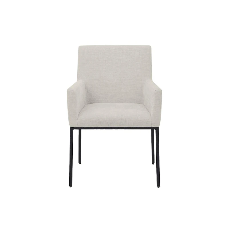 Meridian Furniture Reeves chenille Fabric Dining Chair, Set of 2