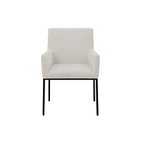 Meridian Furniture Reeves chenille Fabric Dining Chair, Set of 2