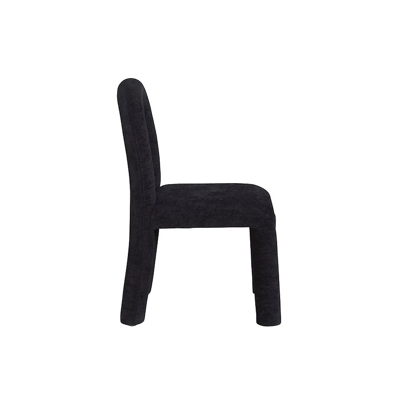 Meridian Furniture Amari Chenille Fabric Dining Chair, Set of 2