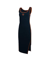 Wear by Erin Andrews Women's Navy Chicago Bears Ribbed Tank Dress