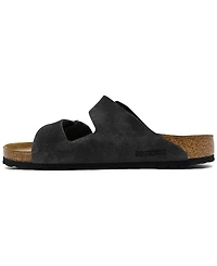 Birkenstock Men's Arizona Suede Leather Soft Footbed Sandals from Finish Line