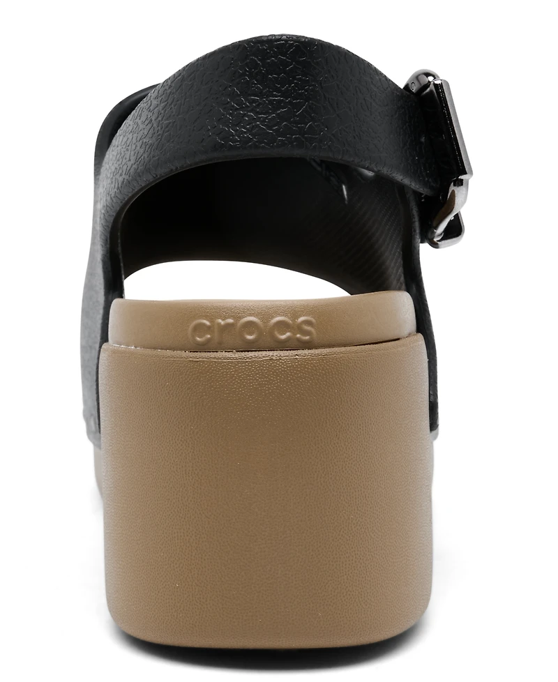 Crocs Women's Dylan Studded Platform Slide Sandals from Finish Line