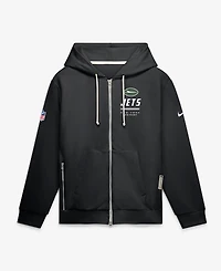 Nike Men's New York Jets Quarterback Scramble Loose-Fit Full-Zip Hoodie
