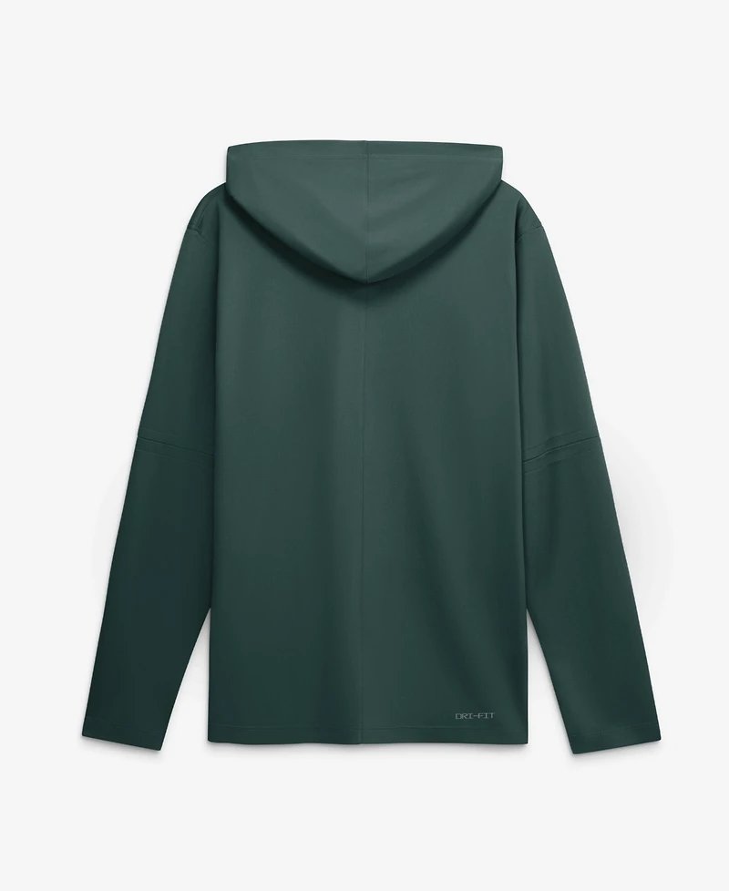 Nike Men's Sideline Michigan State Spartans Long-Sleeve Lightweight Hoodie