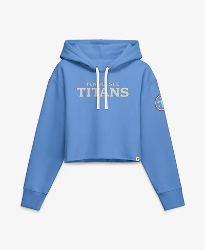 Fanatics Women's Tennessee Titans Heritage Oversized-Cropped Hoodie