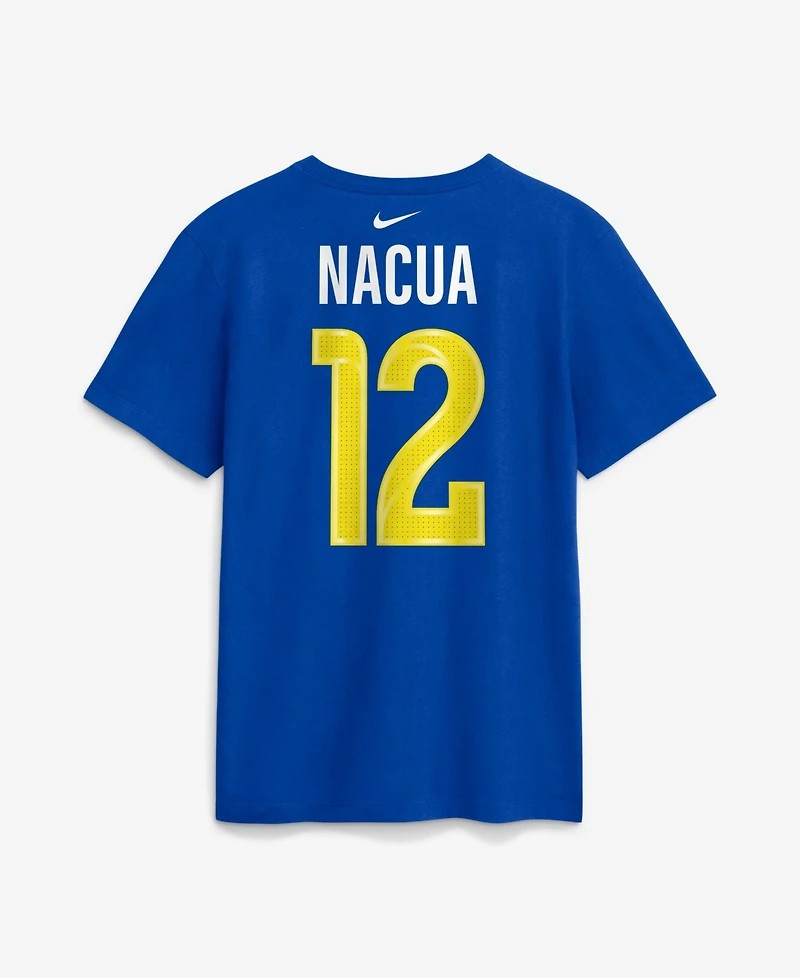 Nike Men's Los Angeles Rams Puka Nacua Name & Number Crewneck Mesh Details on Numbers T-Shirt